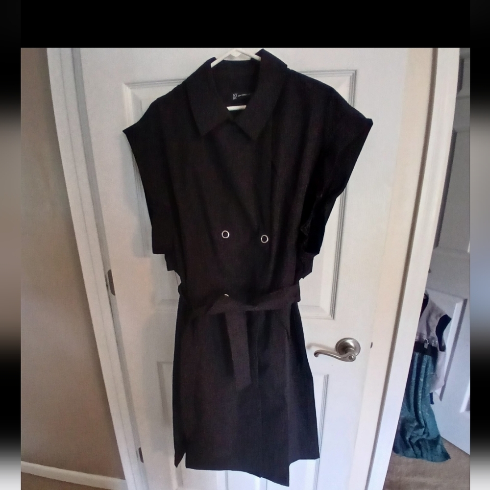 Elegant Black Shirt Dress